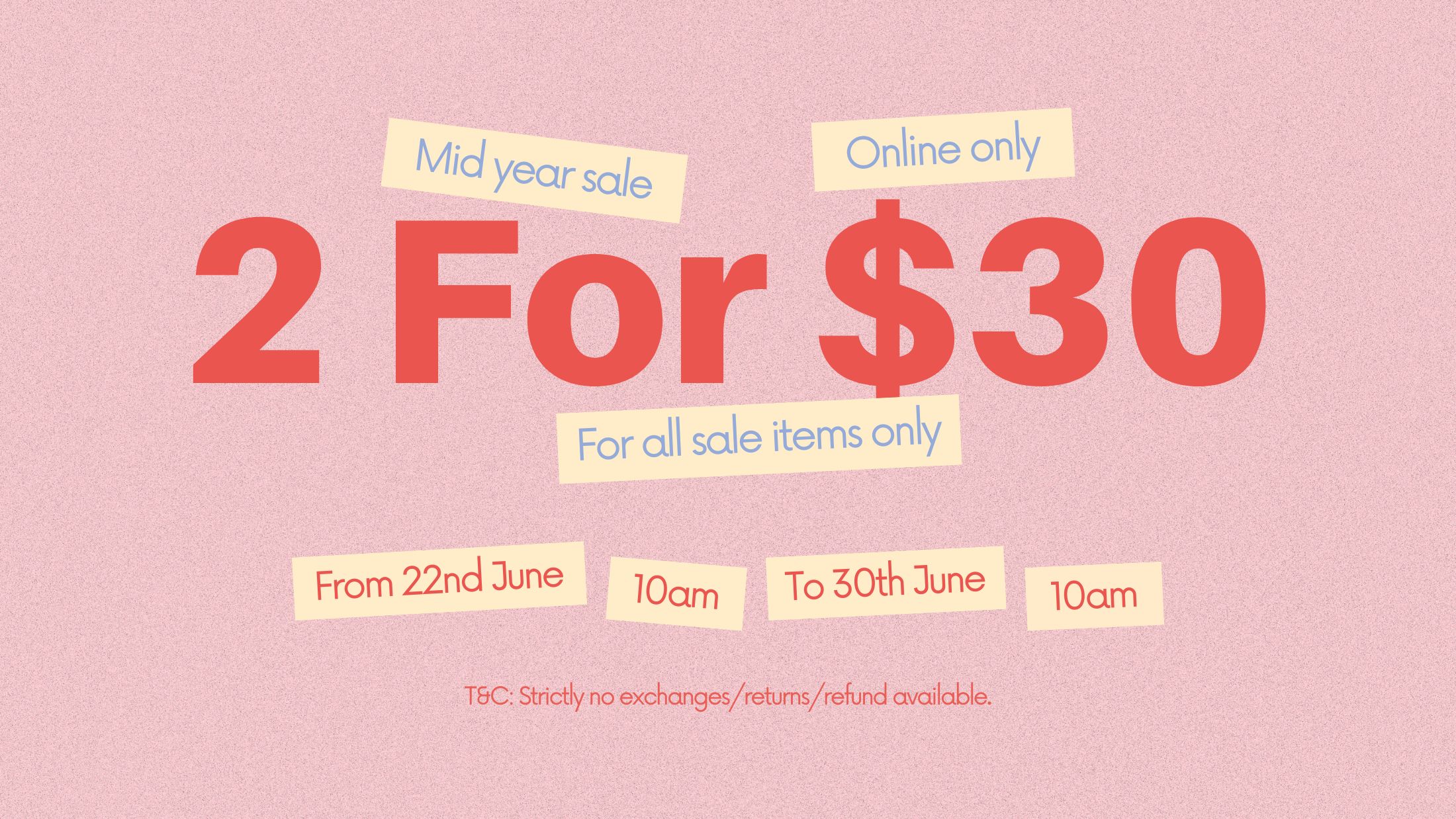 MID YEAR SALE