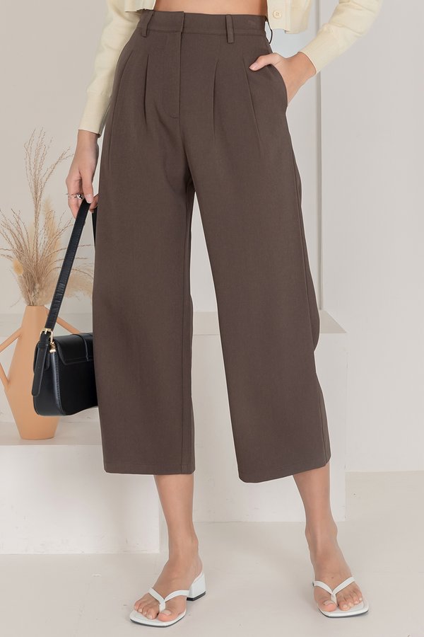 Pewter Culottes Brown