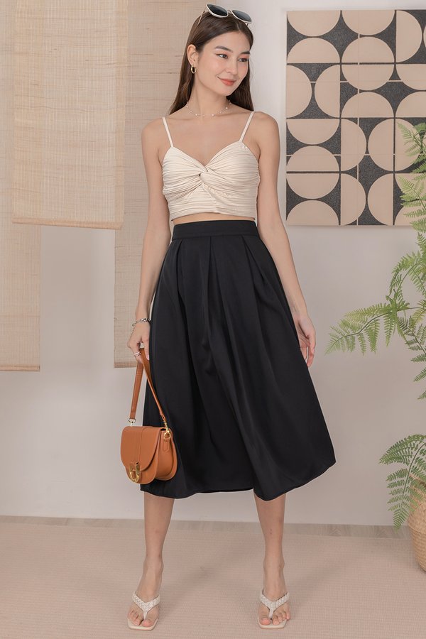 Reba Midi Skirt Black