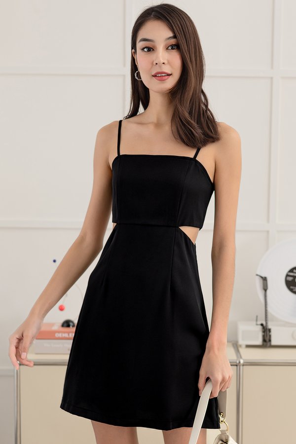 Fergie Cut Out Dress Black