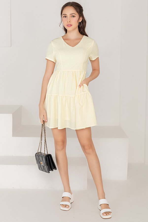 Niya Dress Pastel Yellow