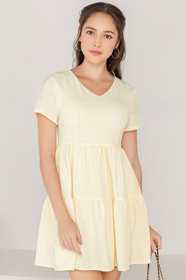 Niya Dress Pastel Yellow