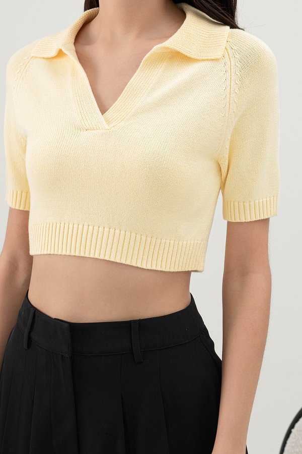 Isadora Knit Top Buttercup