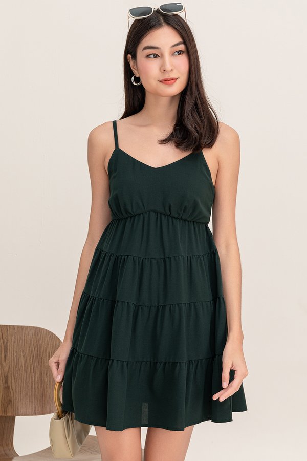 Ada Dress Dark Green