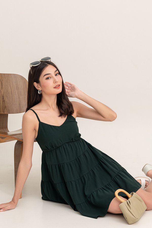 Ada Dress Dark Green