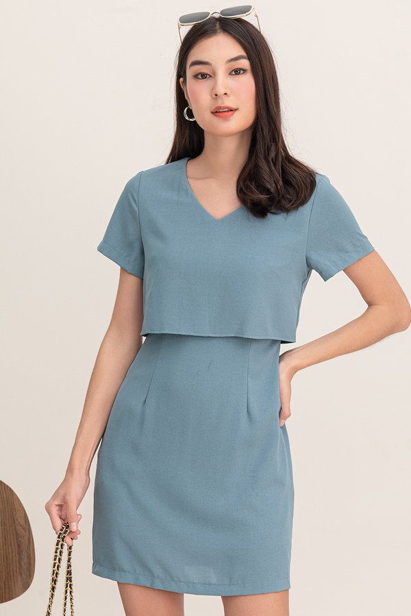 Alora Dress Cruise Blue