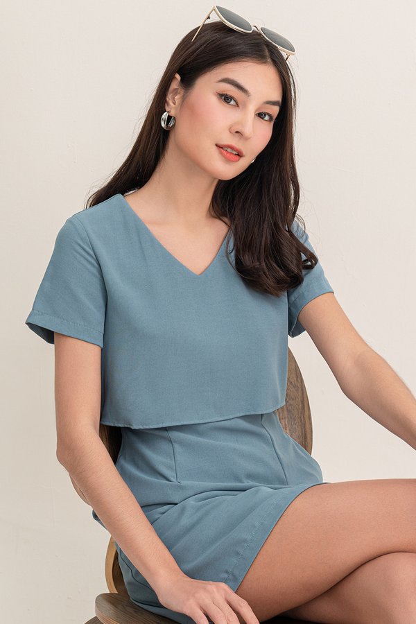 Alora Dress Cruise Blue