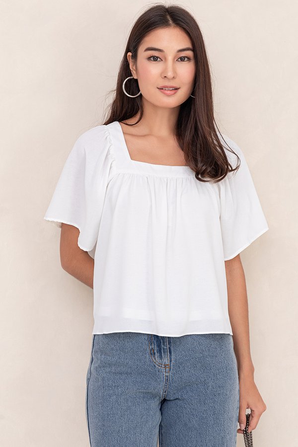 Mae Top White