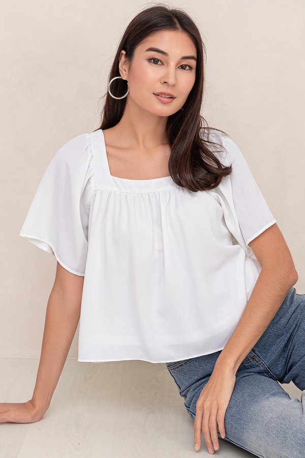 Mae Top White