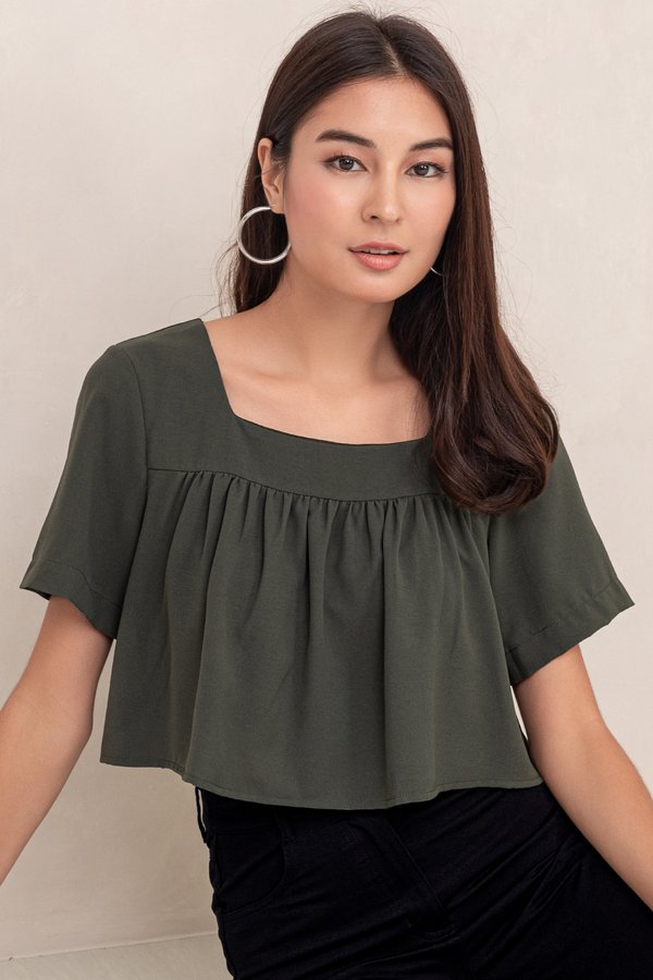 Fonda Top Olive