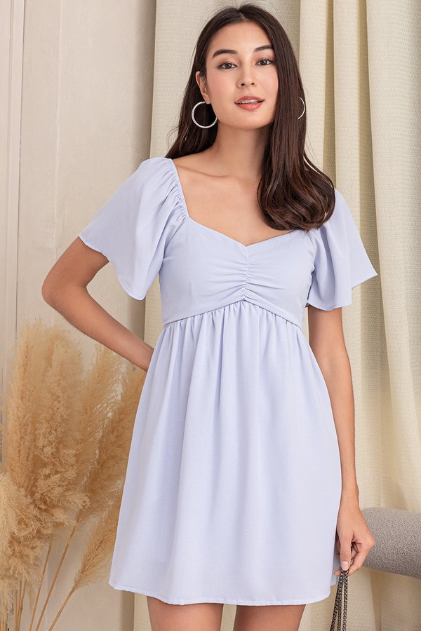 Mia Romper Dress Sky Blue