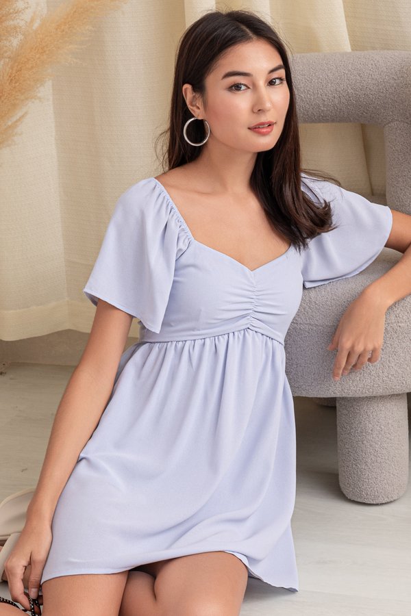 Mia Romper Dress Sky Blue