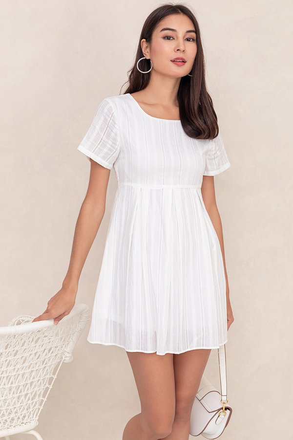 Katana Romper Dress White