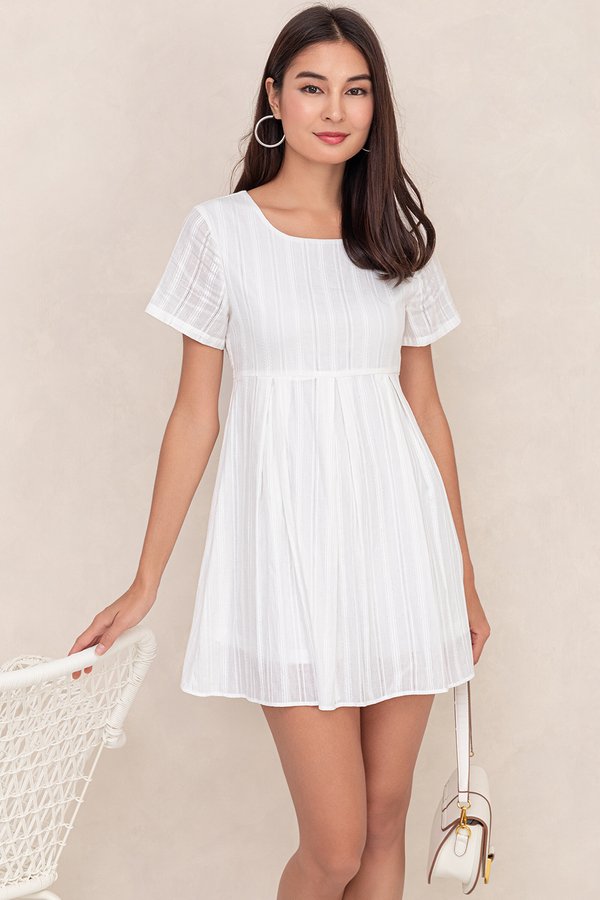 Katana Romper Dress White