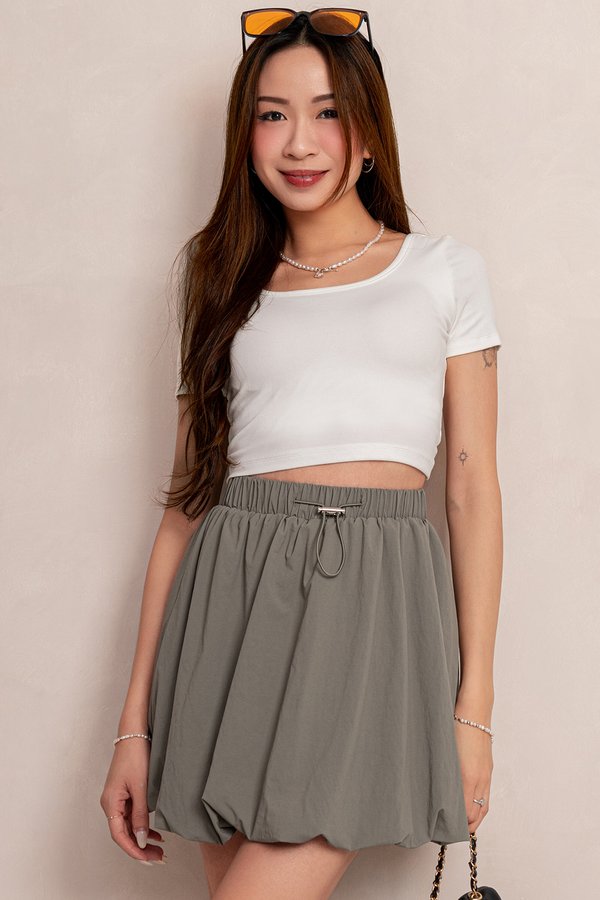 Cressida Padded Top White *PLUSH*