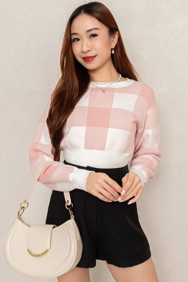 Blair Knit Top Baby Pink