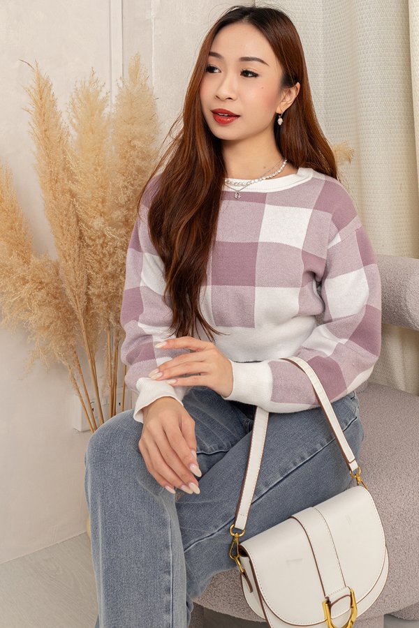 Blair Knit Top Taro