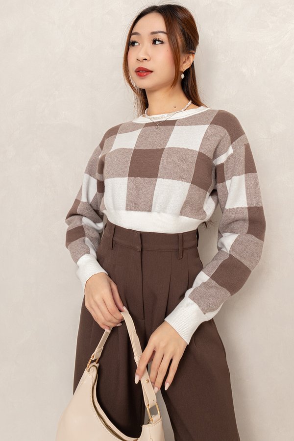 Blair Knit Top Wood