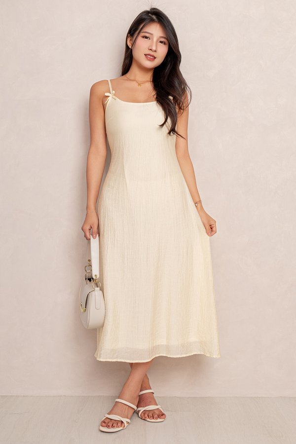Ruth Dress Light Buttermilk