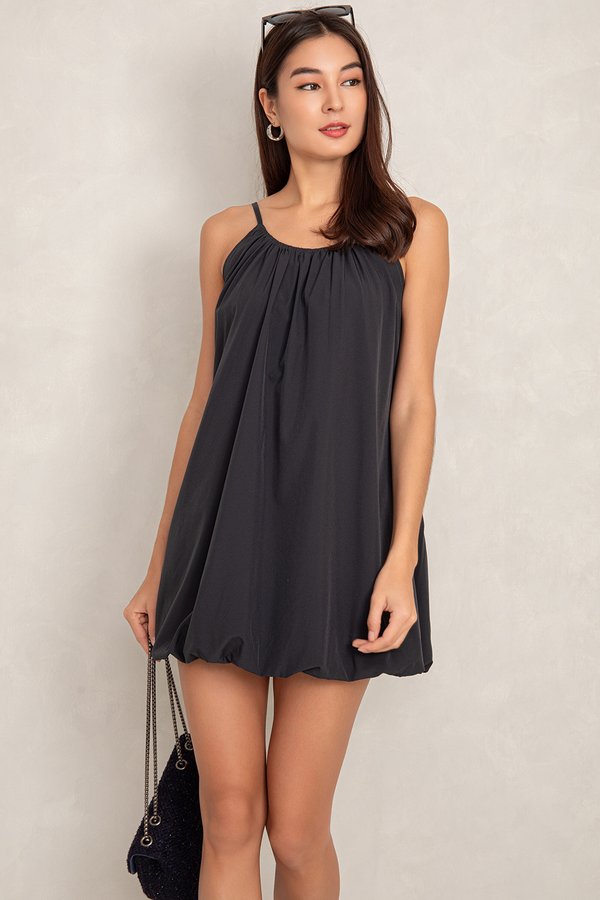 Esther Romper Dress Gunmetal