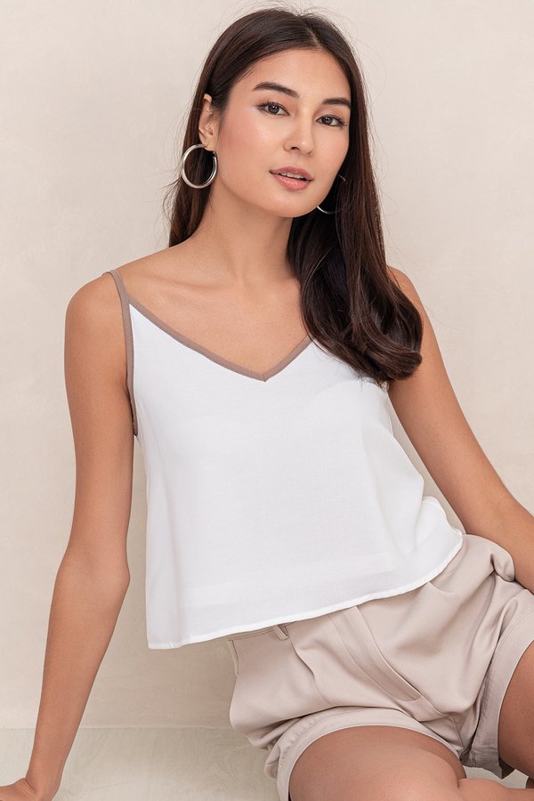 Nikita Outline Top White