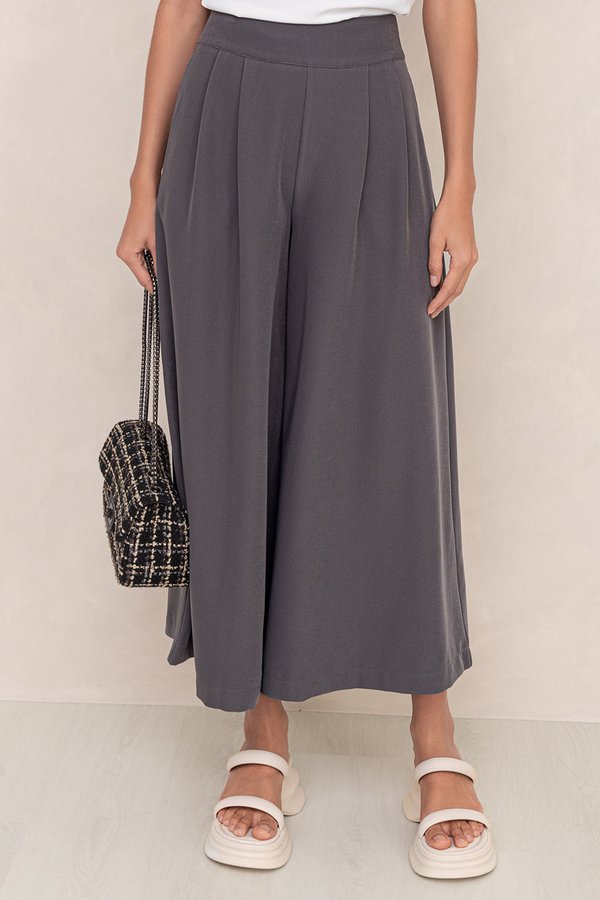 Cleeo Culottes Dark Grey