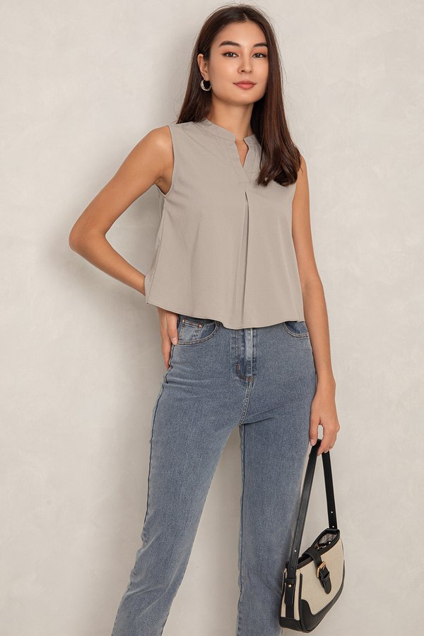 Raven Top Oat Grey