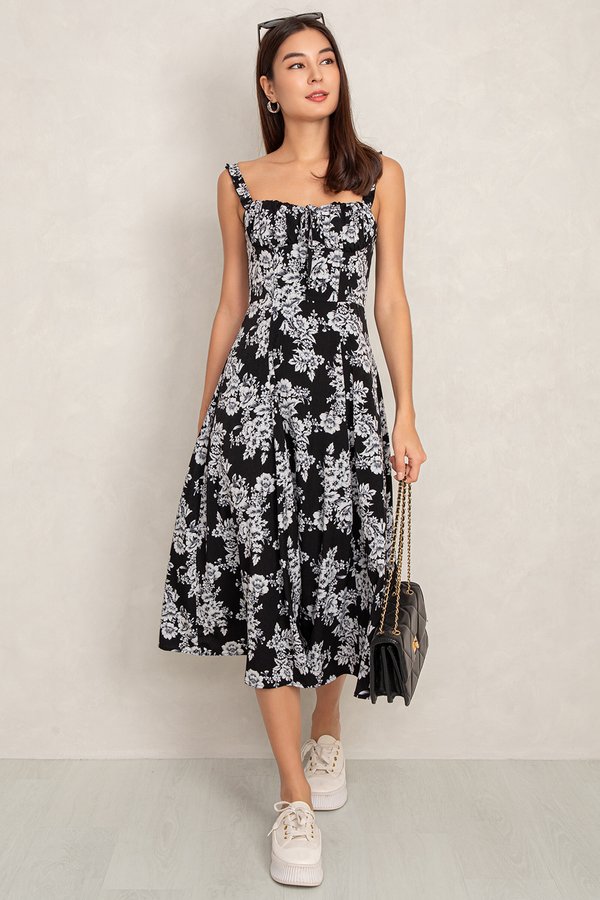 Veda Dress Black Floral