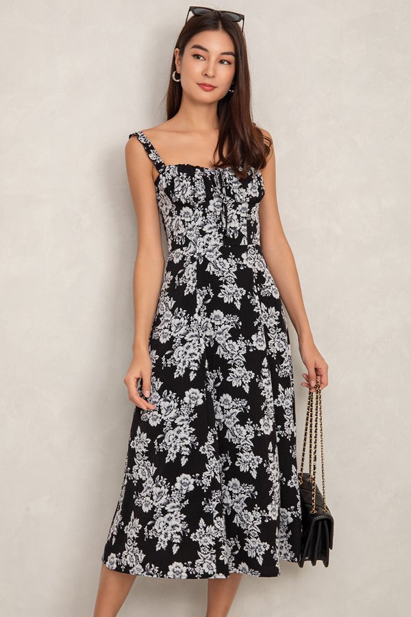 Veda Dress Black Floral