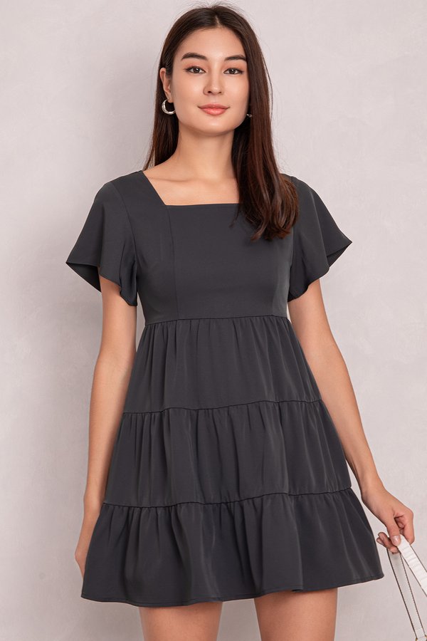 Adair Dress Gunmetal