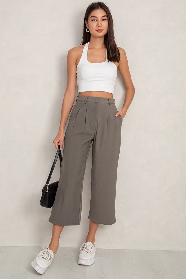 Pewter Culottes Stone Grey