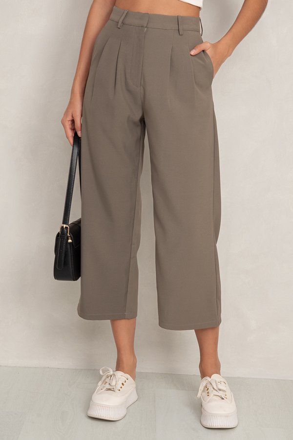 Pewter Culottes Stone Grey