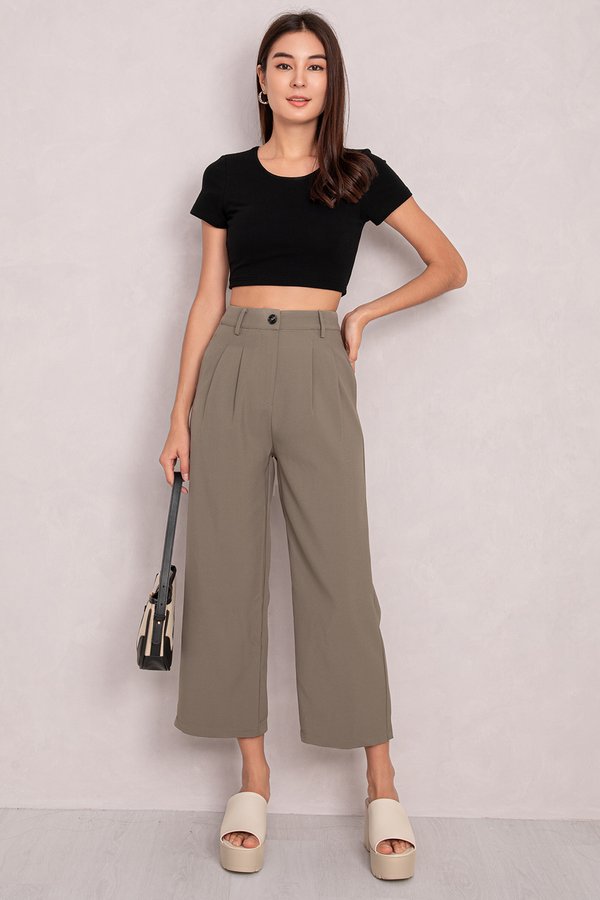 Kassidi Culottes Fossil Grey