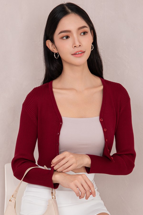 Bella Cardi Cherry Red