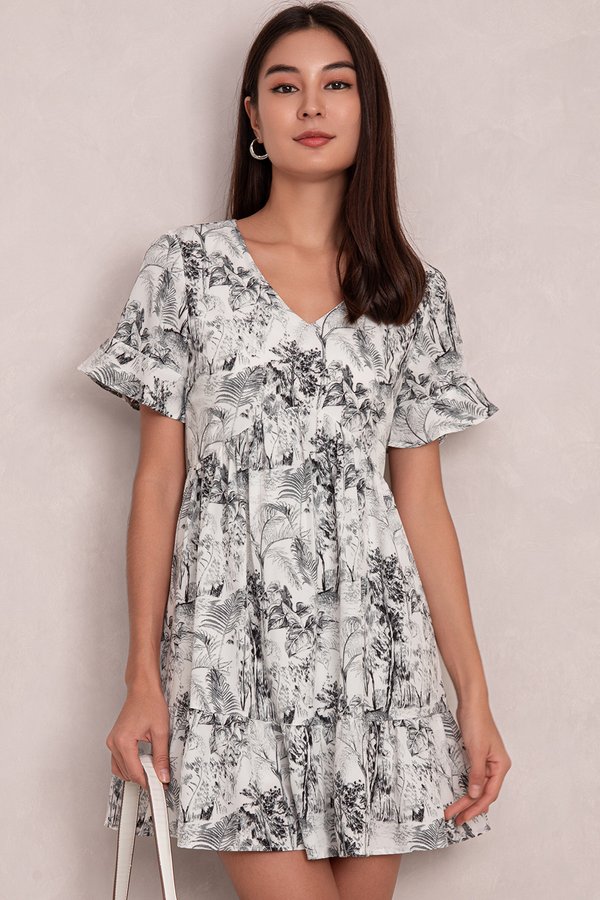 Savita Dress Black Rainforest