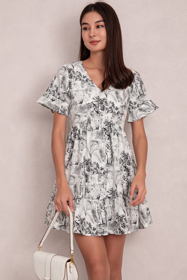 Savita Dress Black Rainforest