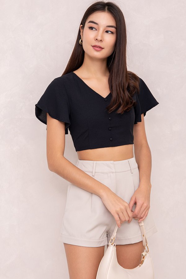 Xenia Top Black