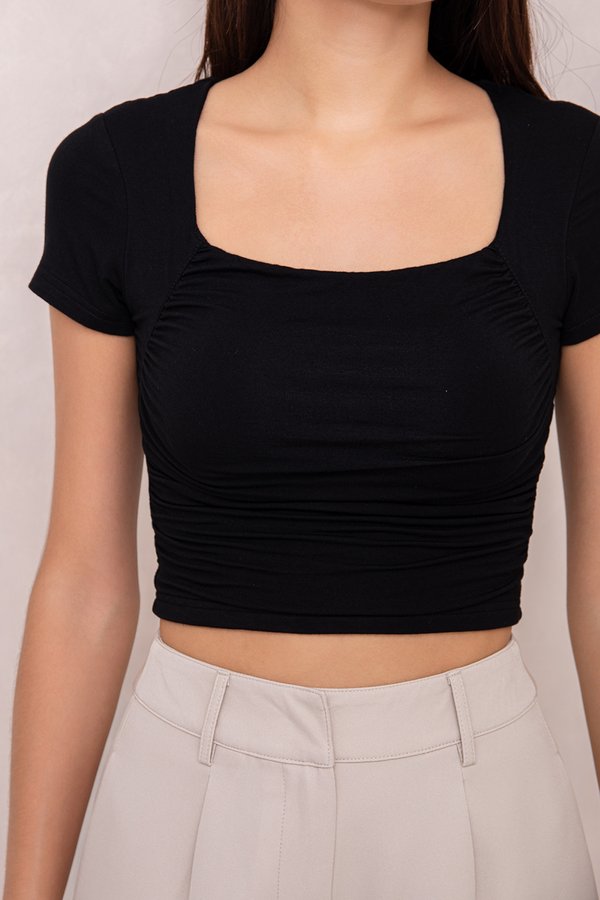 Tracy Padded Top Black *MM*