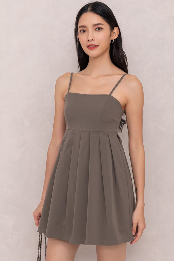 Kaylin Romper Dress Wood