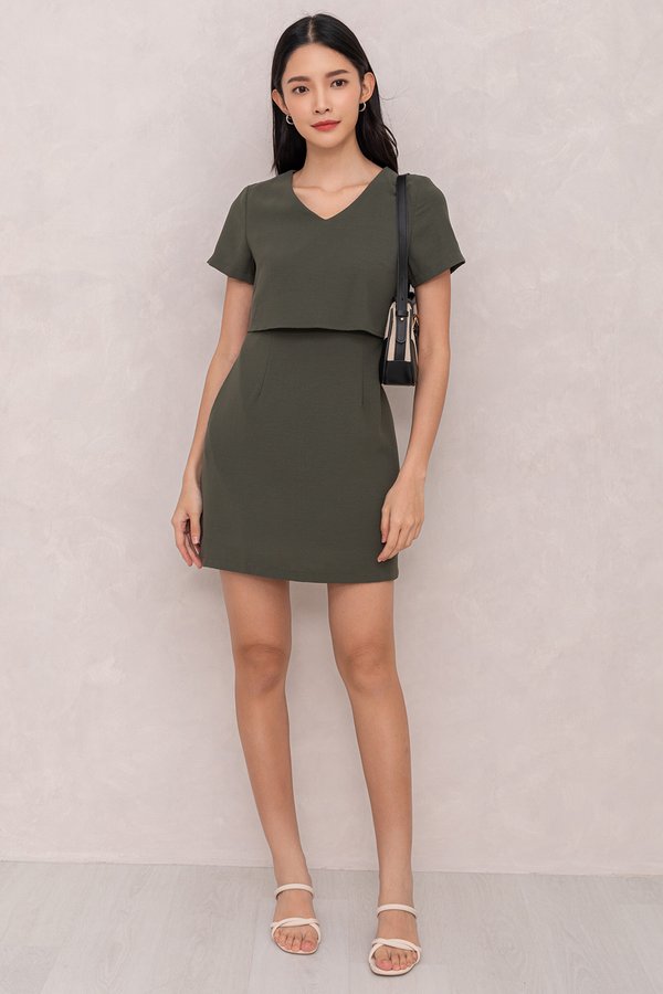 Alora Dress Olive
