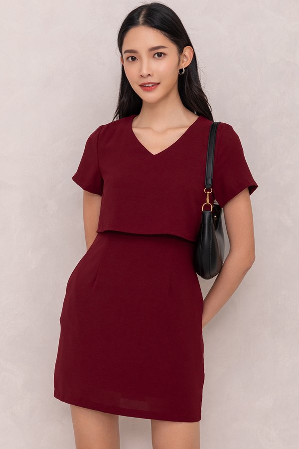 Alora Dress Wine