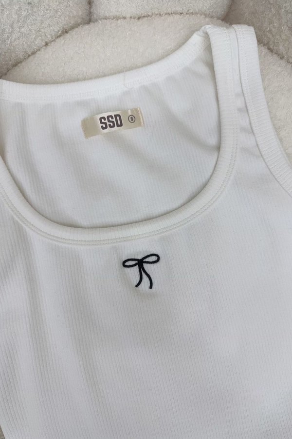 The Ribbon Top White