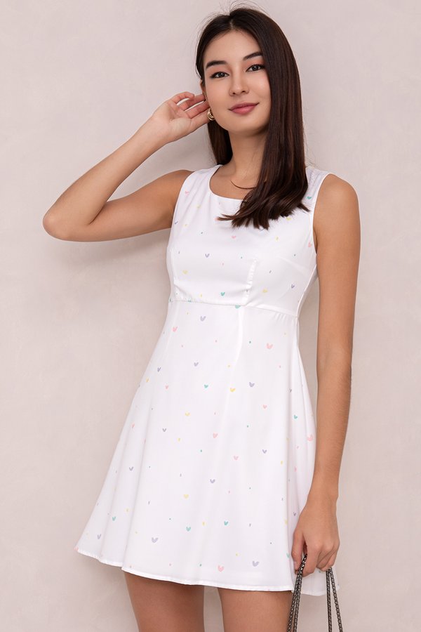 Orla Dress Pastel Hearts