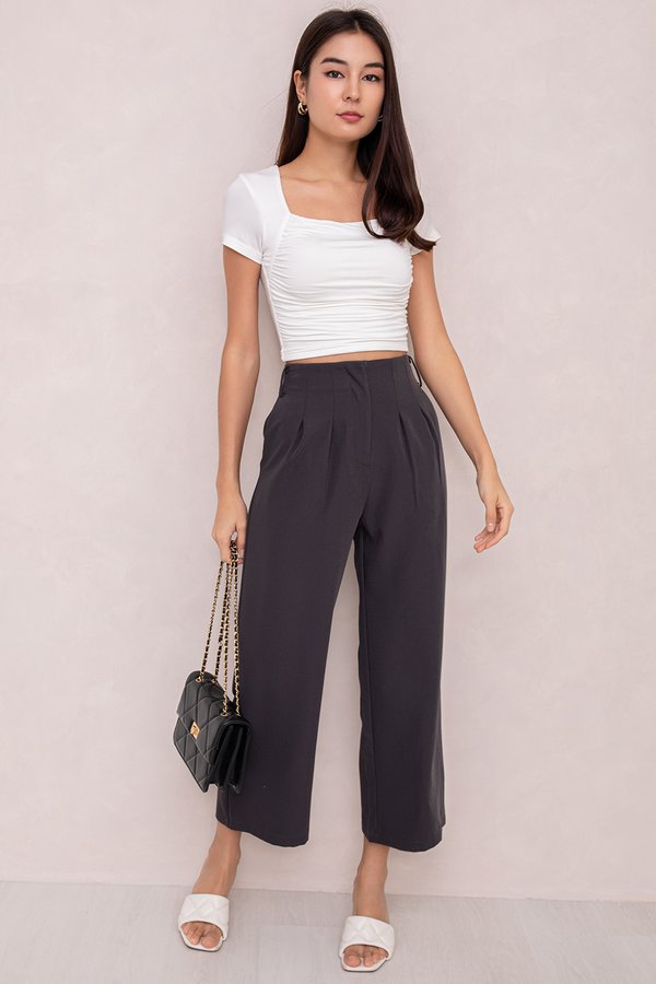 Riana Culottes Dark Grey