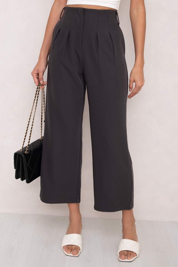 Riana Culottes Dark Grey