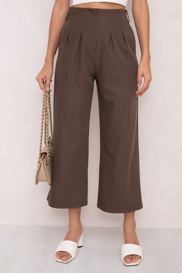 Riana Culottes Ash Brown