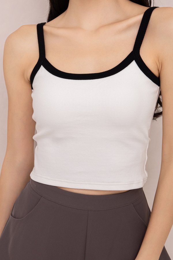 Rorie Padded Top White/Black