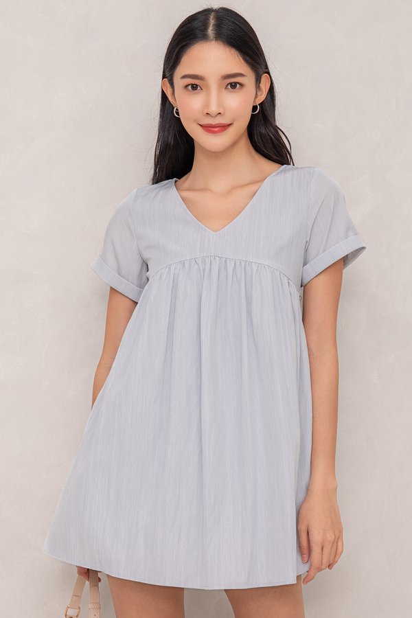 Berra Romper Dress Ice Blue