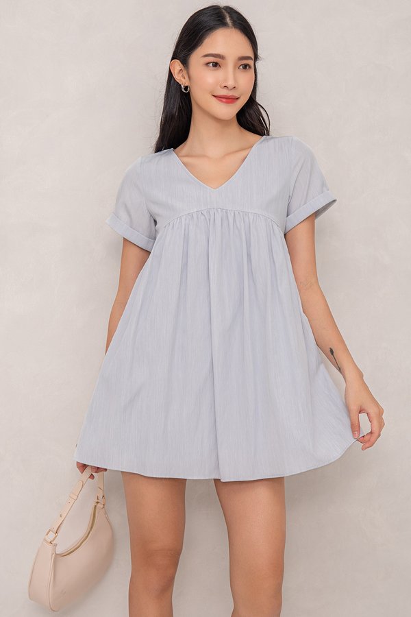 Berra Romper Dress Ice Blue