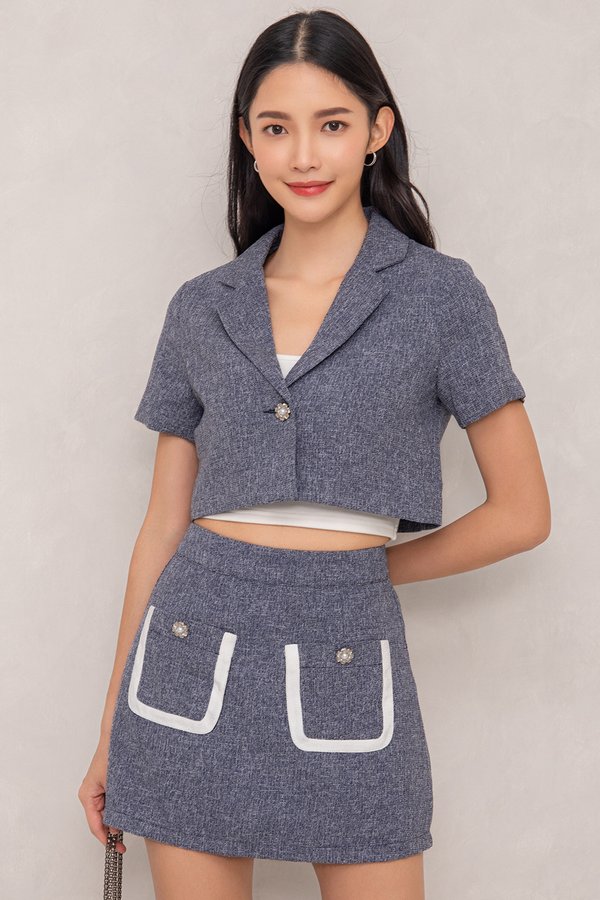 Carmen Tweed Skorts Navy